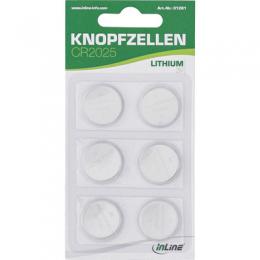 Ein Angebot für InLine Knopfzellen, 3V Lithium, CR2025, 6er Pack InLine aus dem Bereich Strom / Energie / Licht > Knopfzellen - jetzt kaufen.