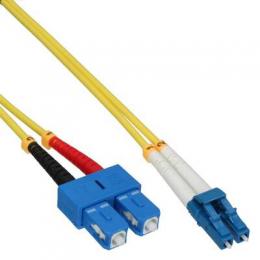 InLine LWL Duplex Kabel, LC/SC, 9/125m, OS2, 2m