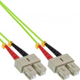 InLine LWL Duplex Kabel, SC/SC, 50/125m, OM5, 0,5m