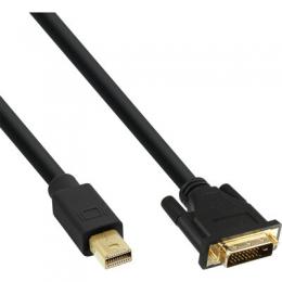 Ein Angebot für InLine Mini DisplayPort zu DVI Kabel, Mini DisplayPort Stecker auf DVI-D 24+1 Stecker, schwarz/gold, 1m InLine aus dem Bereich Kabel > Displayport zu HDMI / VGA / DVI - jetzt kaufen.