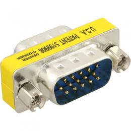 InLine Mini-Gender-Changer, 15pol HD (VGA), Stecker / Stecker