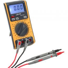 InLine Multimeter 3-in-1, mit RJ45 / RJ11 Kabeltester und Batterietester