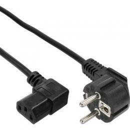 Ein Angebot für InLine Netzkabel, Schutzkontakt gewinkelt auf Kaltgertestecker C13 rechts abgewinkelt, 1m, schwarz InLine aus dem Bereich Kabel > Stromkabel extern > Kaltgertekabel Deutschland/EU - jetzt kaufen.