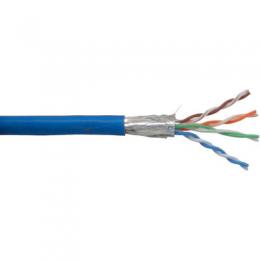 InLine Patchkabel Cat.5e, blau, SF/UTP, AWG26, PVC, 100m