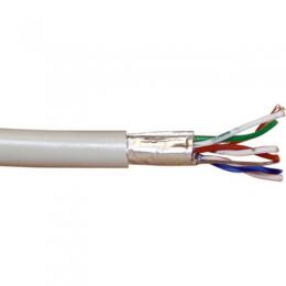 InLine Patchkabel Cat.5e, grau, F/UTP, AWG26 CCA, PVC, 100m