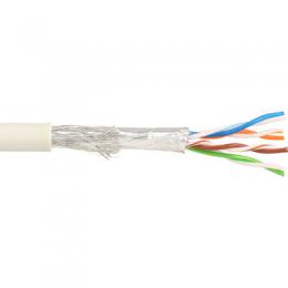 InLine Patchkabel Cat.5e, grau, SF/UTP, AWG26, PVC, CCA, 100m