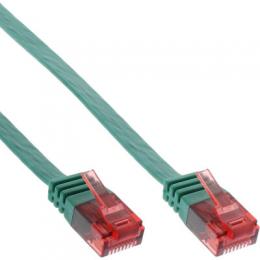 InLine Patchkabel flach, U/UTP, Cat.6, grn, 5m