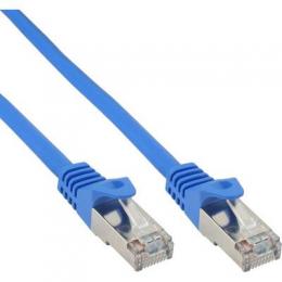 InLine Patchkabel, SF/UTP, Cat.5e, blau, 7,5m