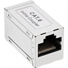 InLine Patchkabelkupplung Cat.6, 2x RJ45 Buchse, geschirmt