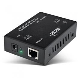 InLine PoE+ Injektor 30 Watt, 1GBit/s, Wake-On Funktion, LAN Extender bis 200m