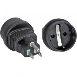 InLine Reiseadapter, USA Stecker auf Schutzkontakt Buchse