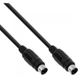 InLine S-VHS Kabel, 4pol mini DIN Stecker / Stecker, 2m