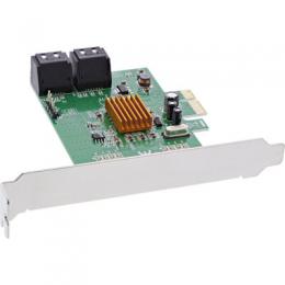 InLine Schnittstellenkarte, 4x SATA 6Gb/s, mit 4x SATA, PCIe 2.0 (PCI-Express)