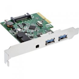 Ein Angebot für InLine Schnittstellenkarte, PCIe x4, 2x USB 3.1, 2x Typ A extern oder 1x 19pin intern InLine aus dem Bereich I/O-Karten / Cardreader > PCIe - jetzt kaufen.