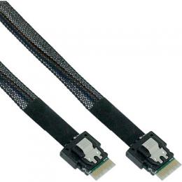 InLine Slim SAS Kabel, SFF-8654 zu SFF-8654, 24Gb/s, 1m
