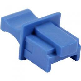 InLine Staubschutz, fr RJ45 Buchse, Farbe: blau, 10er Blister