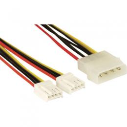 InLine Strom Y-Kabel intern, 1x 13,34cm (5,25) an 2x 8,89cm (3,5)