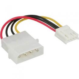 InLine Stromadapter, 13,34cm (5,25) Buchse zu 8,89cm (3,5) Stecker, 6cm