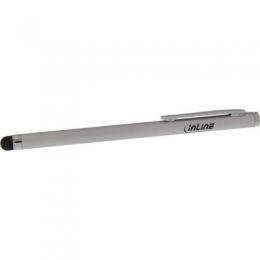 InLine Stylus, Stift fr Touchscreens von Smartphone und Tablet, silber