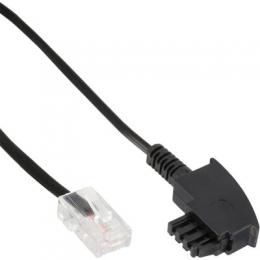 InLine TAE-F Kabel fr DSL-Router, TAE-F Stecker an RJ45 8P2C, 10m