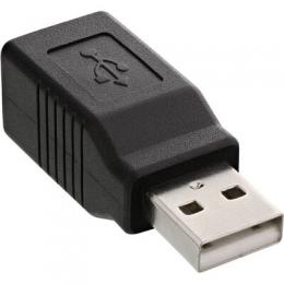 InLine USB 2.0 Adapter, Stecker A auf Buchse B