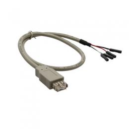 InLine USB 2.0 Adapterkabel, Buchse A auf Pfostenanschluss, 0,4m