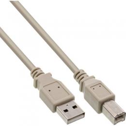 Ein Angebot für InLine USB 2.0 Kabel, A an B, beige, 1,8m, bulk InLine aus dem Bereich Kabel > USB > USB 2.0 - jetzt kaufen.