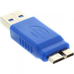 InLine USB 3.0 Adapter, Stecker A auf Stecker Micro B