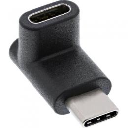 InLine USB 3.1 Adapter, Typ C Stecker an C Buchse, oben/unten gewinkelt (Gen.2)