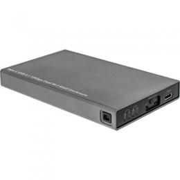 InLine USB 3.1 Gehuse fr Dual M.2 6G SSD, mit RAID, USB Typ C Buchse