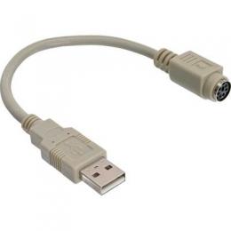 InLine USB Adapter Kabel, USB Stecker A auf PS/2 Buchse