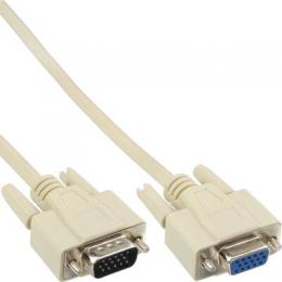 InLine VGA Verlngerung, 15pol HD Stecker / Buchse, 2m