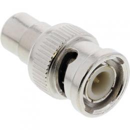 InLine Video Adapter, 1x Cinch Buchse auf BNC Stecker