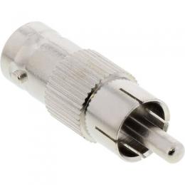 InLine Video Adapter, 1x Cinch Stecker auf BNC Buchse