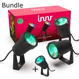 INNR Outdoor Spot light 3-Pack + 1 Bundle