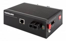 INTELLINET Fast Ethernet Industrie-Medienkonverter