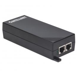 Intellinet Gigabit High-Power PoE+ Injektor, 1x 30 W-Port, IEEE 802.3at/af Power over Ethernet