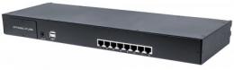 INTELLINET Modularer 8-Port KVM-Switch mit Cat5-/VGA-Schnittstelle