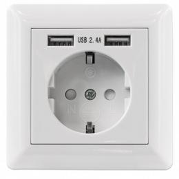 Ein Angebot für INTELLINET Wandsteckdose mit CEE 7/3-Buchse und zwei integrierten USB-A-Ladeports INTELLINET aus dem Bereich Manhattan & Intellinet > Wallplates, boxes, & keystone jacks > Wandsteckdose mit CEE 7/3-Buchse und zwei integrie - jetzt kaufen.