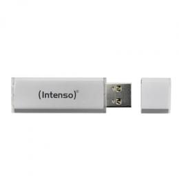 Intenso Alu Line Typ-A 8GB USB-Stick Silber Mit Schutzkappe, bis zu 28 MB/s, USB 2.0