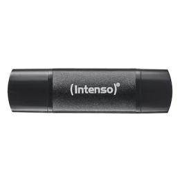 Intenso Flex Line Typ-A/Typ-C 64GB USB-Stick Mit Schutzkappe, bis zu 70 MB/s, USB 3.2 Gen 1x1 (5 Gbit/s)
