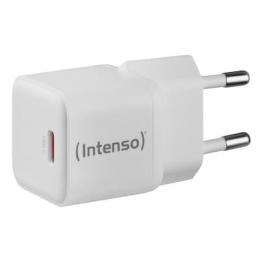 Intenso Netzteil Power Adapter W30C GaN, Anschluss: 1x USB-C Output: max. 30 Watt, GaN-Technologie, Weiß