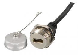 Ein Angebot für IP67 Einbaubuchse, M25, HDMI, Bu-St, A-A, 1,0m EFB-Elektronik GmbH aus dem Bereich Twisted-Pair > IP 67/68 Stecksysteme > IP67 - Metall - jetzt kaufen.