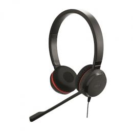 Jabra Evolve 20 SE Headset, Stereo, Kabelgebunden USB-A und -C-Anschluss, UC-Optimiert, Kunstlederohrpolster