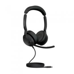 Jabra Evolve2 50 Stereo-Bluetooth Headset 4 Mikrofone, USB-A-Anschluss, MS Teams zertifiziert, Aktive Geräuschunterdrückung