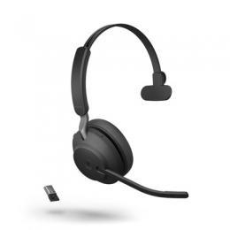 Jabra Evolve2 65 Bluetooth-Headset, Mono, kabellos, inkl. Link 380 USB-A
