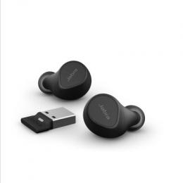Jabra Evolve2 Buds Kopfhörer - UC Kompatibel, USB-A Anschluss, ohne Ladepad