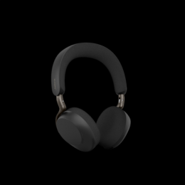 Jabra Evolve3 75 UC Bluetooth Stereo Headset, Kabellos Aktive Geräuschunterdrückung, 6 Mikrofone, UC Kompatibel, Inkl. USB-A Bluetooth Adapter