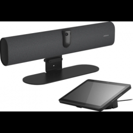 Jabra PanaCast 40 VBS Videokonferenzsystem , UC zertifiziert 4K-Unterstützung, Integrierte KI, Bis zu 4-facher digitaler Zoom, USB-A, USB-C, Ethernet