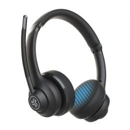 JLab GO Work Wireless Bluetooth On-Ear Headset 45 Stunden Spielzeit, Eingebautes Mikrofon